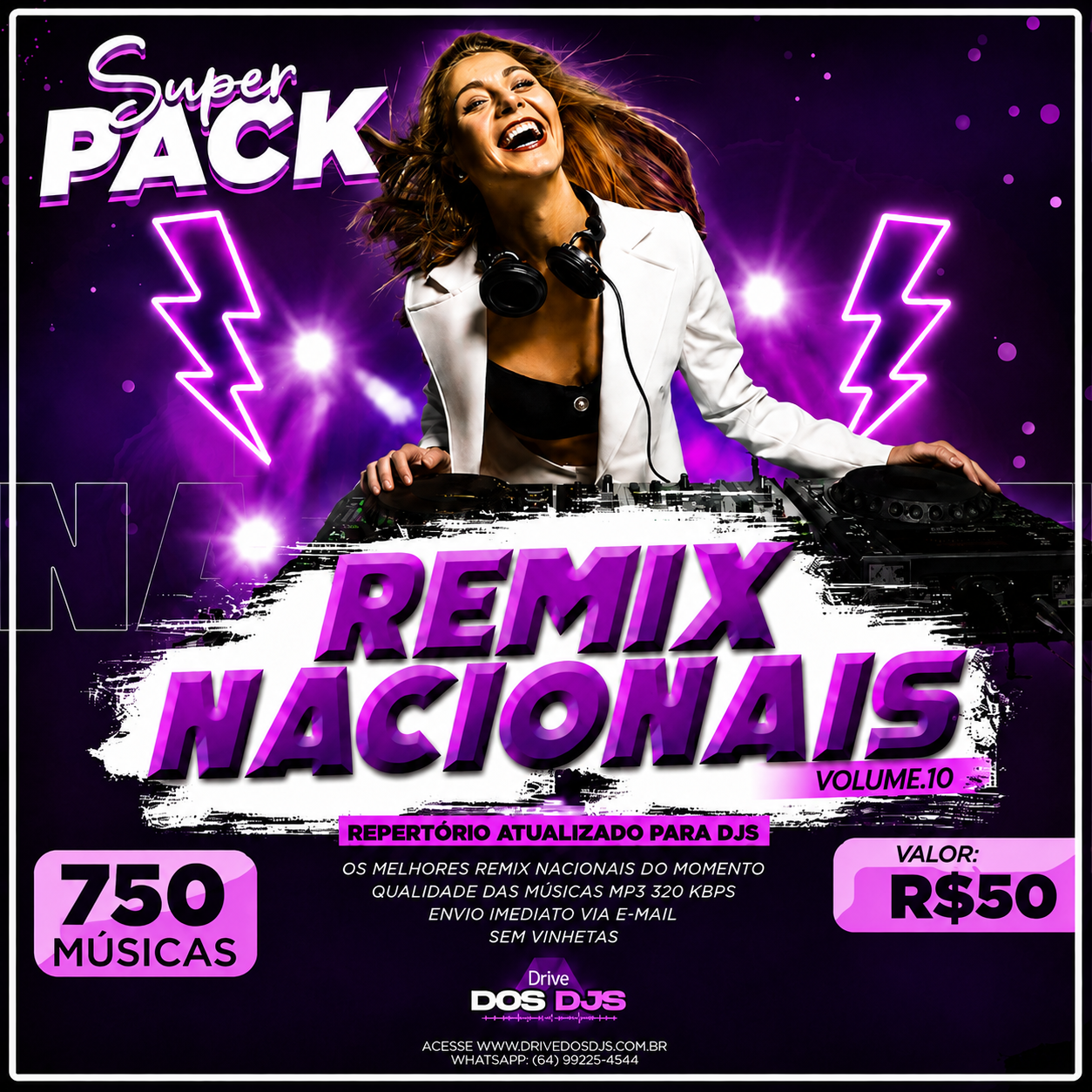 SUPER PACK REMIX NACIONAIS VOL.10